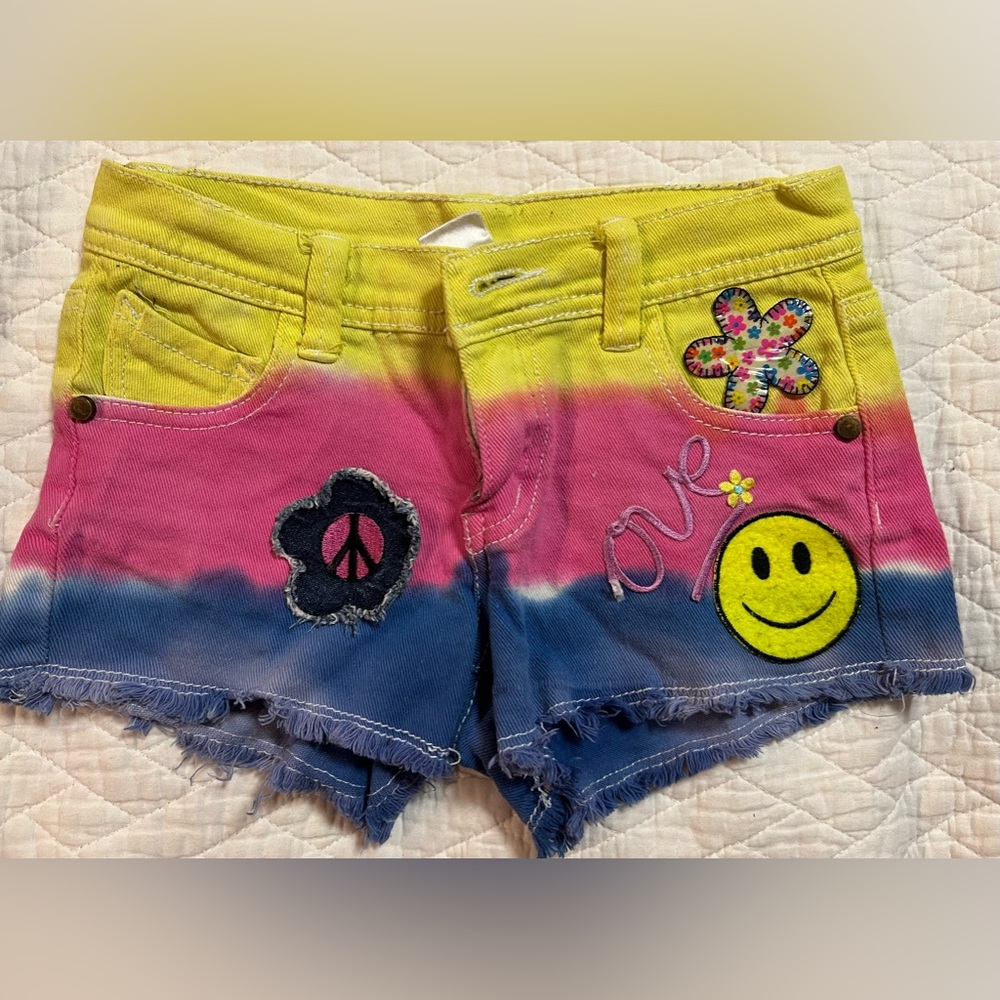 Zinnias girls shorts size 7